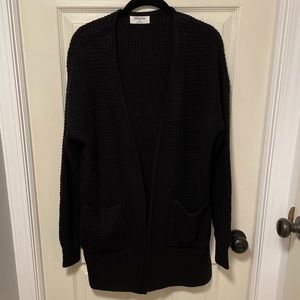 Zenana Black Sweater Cardigan